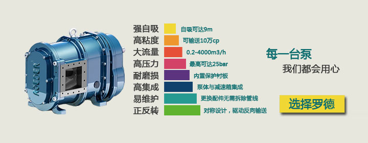 羅德品牌凸輪轉子泵特點(diǎn)